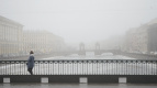 Петербург накрыл густой туман утром 27 марта 