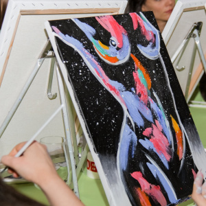 Мастер-класс "Пишем картины и дегустируем на Painty"