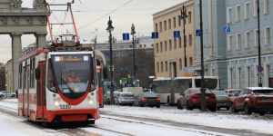 Трамвайное движение по улице Савушкина восстановлено после пожара
