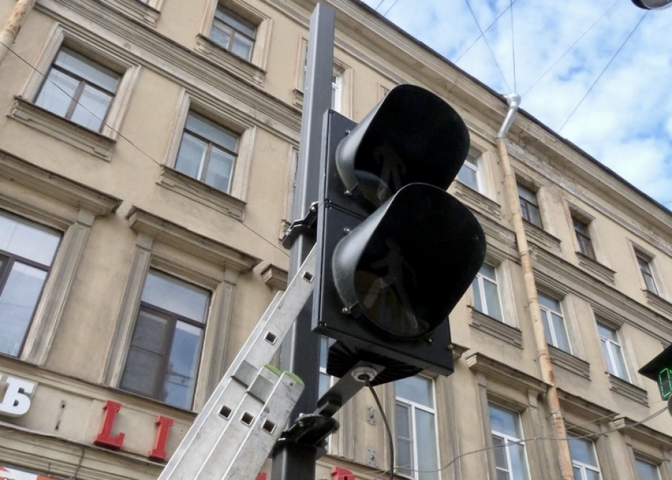 На Невском проспекте отключились светофоры