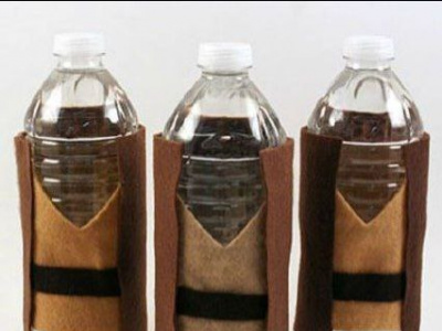Фото Мастер-класс Одеяние джедая для бутылки