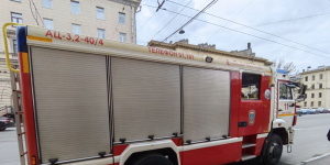На Светлановском проспекте произошел пожар в здании детского сада  
