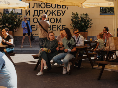 Фото Открытие летнего двора на Московском рынке