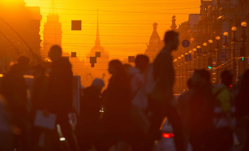 В пятницу 13 в Петербурге побит новый температурный рекорд
