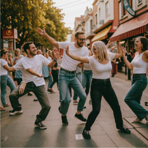 Развлекательная программа для старшего поколения "Танцуют все!"