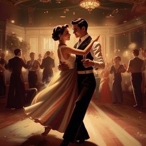 Танцевальный вечер во дворце