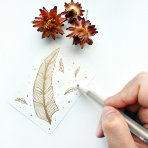 Мастер-класс по рисованию закладки "Зенперо"