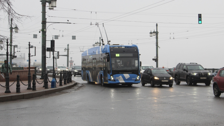 В Петербург прибудут 20 новых троллейбусов 