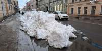 За двое суток в Петербурге утилизировали 35 тыс. кубометров снега