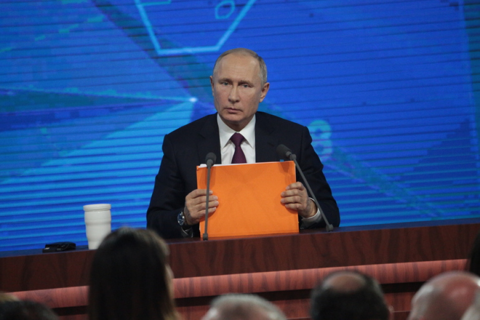 Прямая линия с Владимиром Путиным состоится 19 декабря