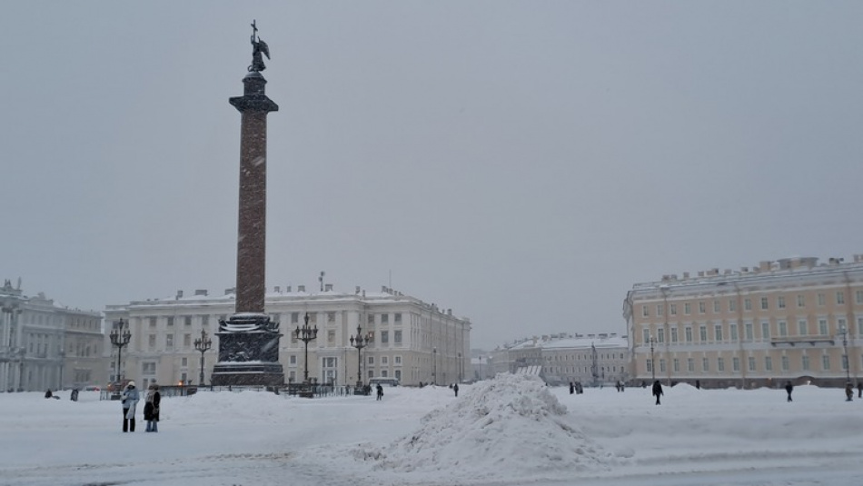 Студентам в Петербурге готовы платить по 250 рублей в час за уборку снега