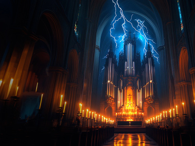 Фото Концерт Рок-хиты на органе при свечах