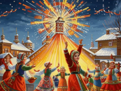 Фото Игровая программа Масленица-пышка на улицу вышла!