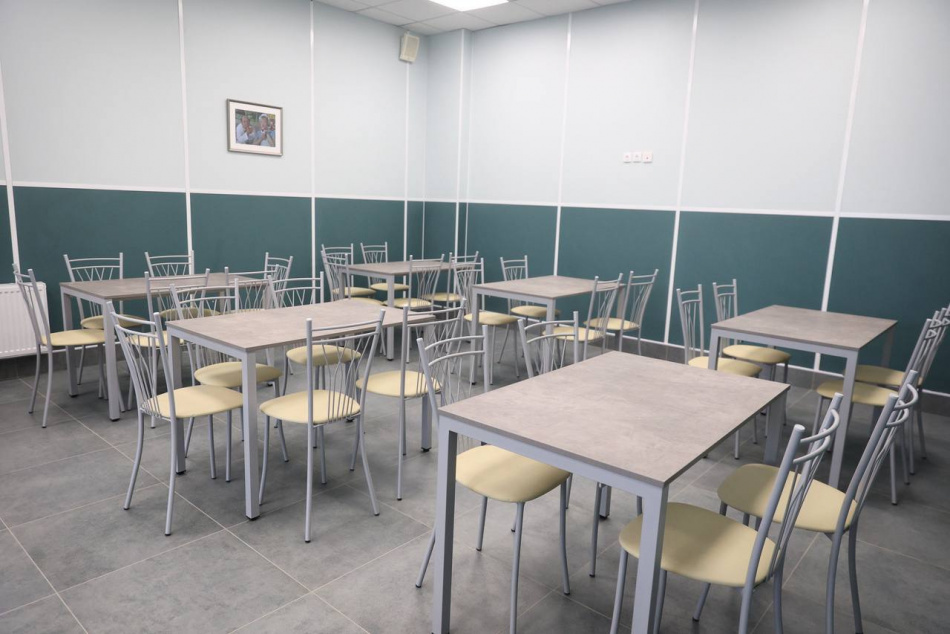 В Колпинском автобусном парке открылась столовая для работников «Пассажиравтотранса»
