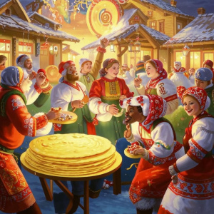 Праздник "Широкая масленица" в Острове фортов