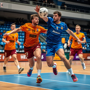 Матч по гандболу "Зенит - Машека"