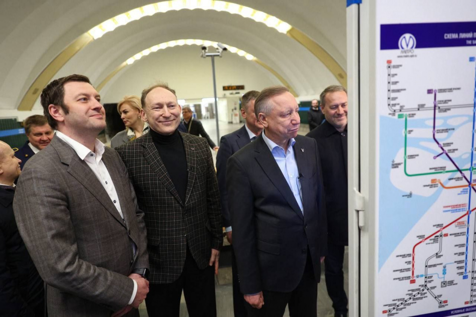 Власти Петербурга проинспектировали станцию «Удельная» после капитального ремонта