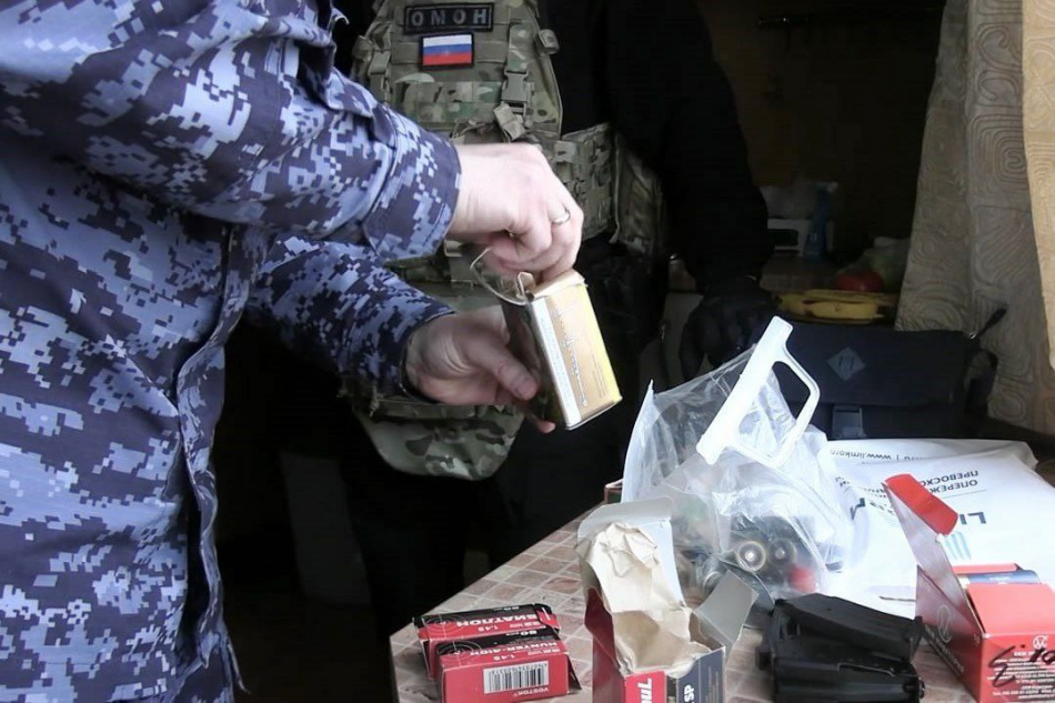 В Петербурге изъяли семь единиц оружия в Пушкинском районе