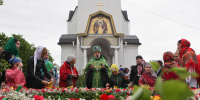 Фасады храма Петра и Павла в Петергофе готовят к завершению реставрации
