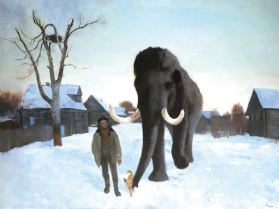 Фото Выставка Сны о мамонтах