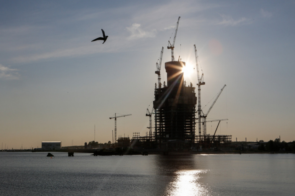 В Петербурге утвердили новую зону для строительства небоскребов Лахта-2 и Лахта-3