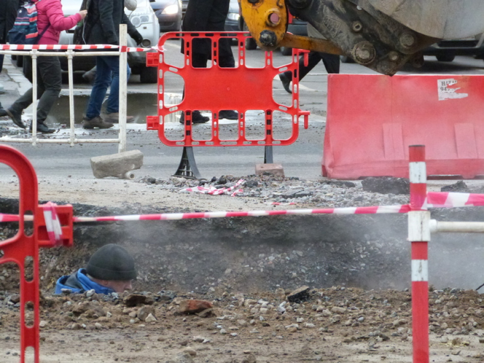 В Тосненском районе устраняют аварию на Невском водоводе