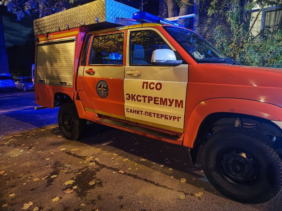 В Приморском районе Петербурга ночью сгорел частный дом и пристройка