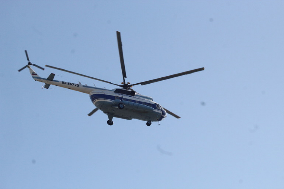 Жители Петербурга заметили массовый пролет вертолетов над городом