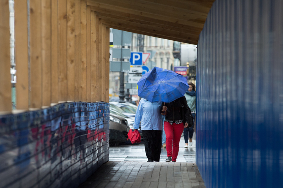 Североатлантический циклон принес в Петербург резкое похолодание и сильный ветер