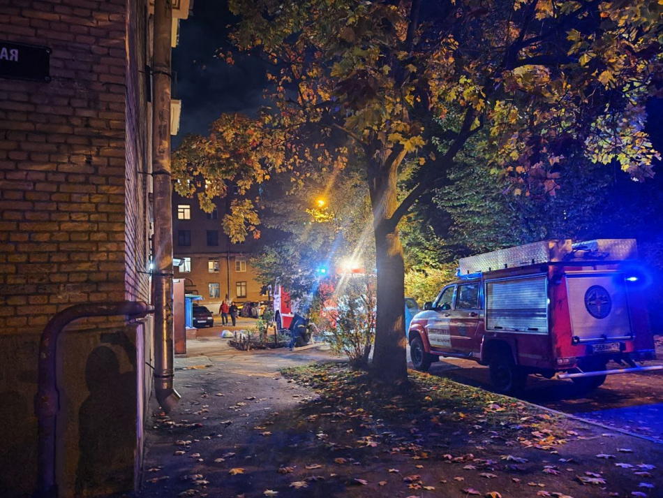 Ночной пожар в Горелово унес жизни двух человек