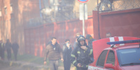 Пожарные расчеты оперативно потушили вспыхнувший мусорный контейнер на Софийской