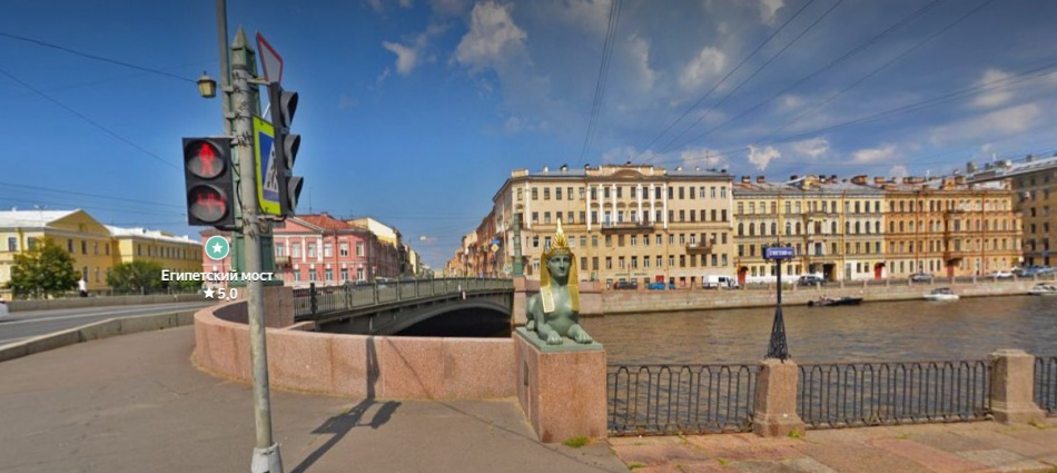 Скульптуры сфинксов с Египетского моста отправили на обновление