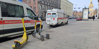 В Приморском районе мальчик на самокате пострадал в результате наезда авто