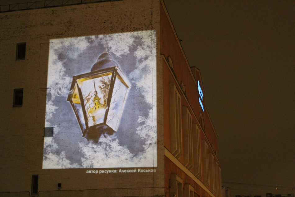 В центре Петербурга покажут световой чертеж знаменитого собора