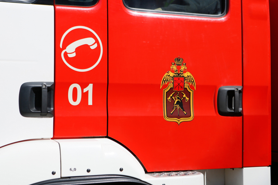 Во Фрунзенском районе Петербурга из горящей квартиры спасли женщину с ребенком