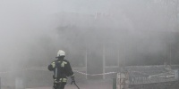 Пожар в Парголово ночью потушили на Архитектора Белова