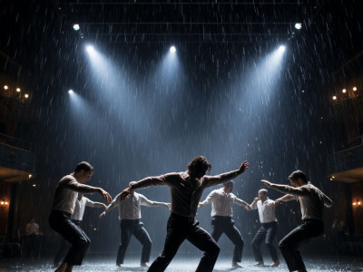 Фото Шоу под дождём Признание в любви