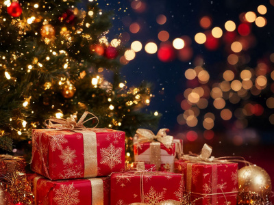 Фото Новогодняя елка в усадьбе Г.Р.Державина Тайна Лебединого озера