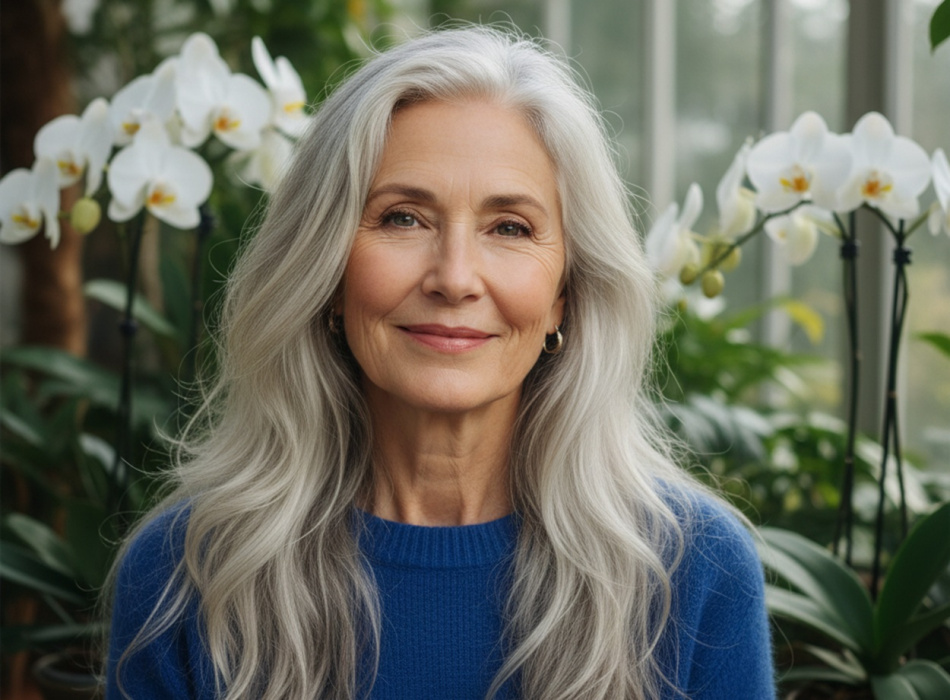 Как подобрать цвет для седых волос и сохранить их сияние и здоровье