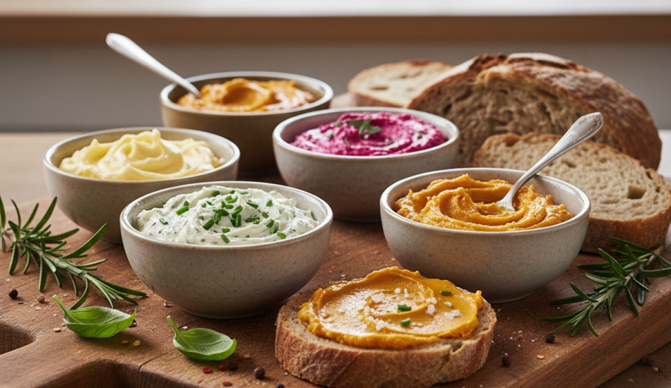 Как приготовить необычные намазки из сливочного масла для домашнего стола