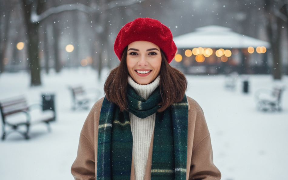 Береты, капоры и шарфы: как согреться зимой без шапки и выглядеть модно