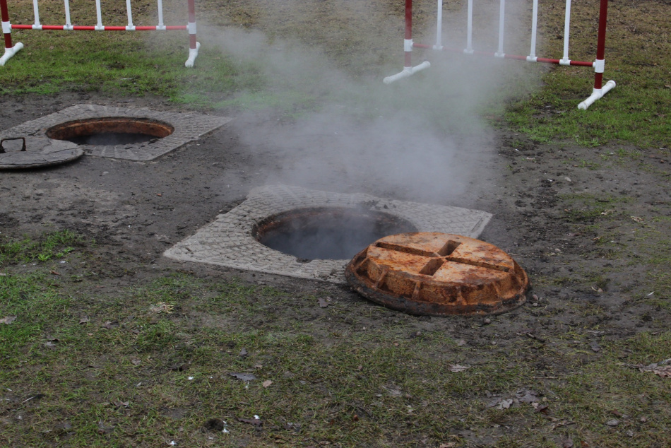 В Колпинском районе Петербурга завершили ремонт теплотрассы