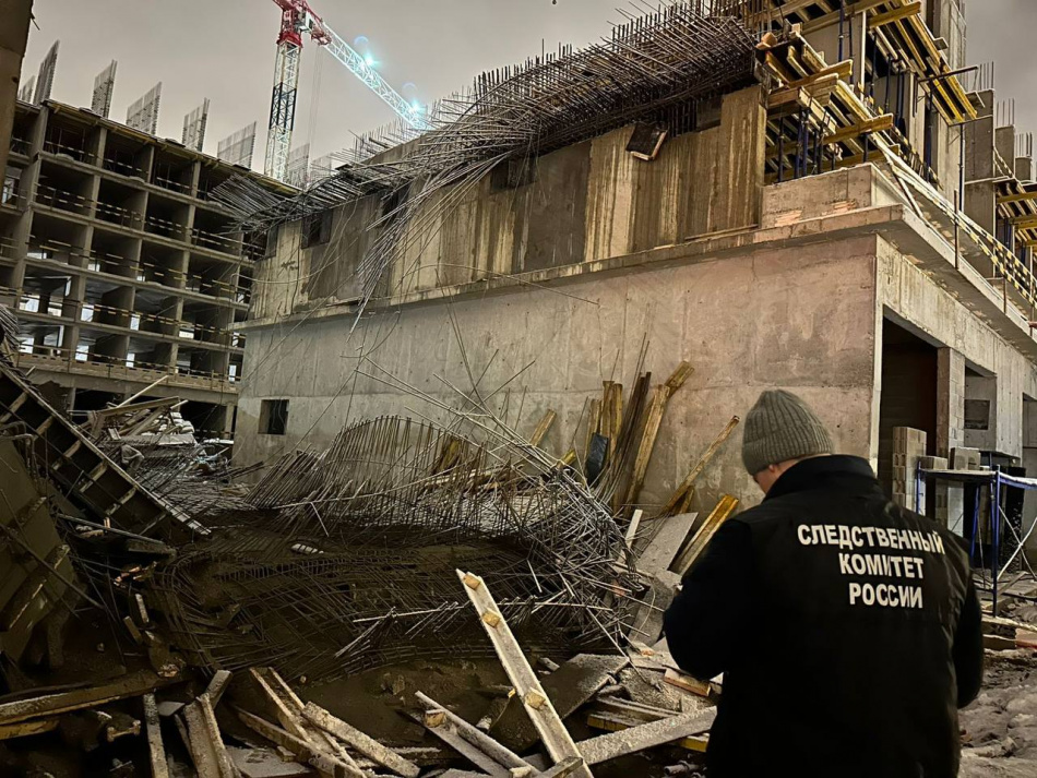 Трое мигрантов пострадали при обрушении на стройке у метро «Чкаловская»