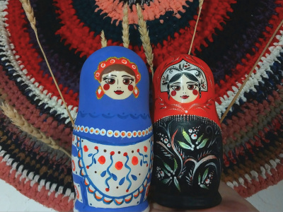 Фото Мастер-класс Роспись матрешки с чаепитием Фото Мастер-класс Роспись матрешки с чаепитием