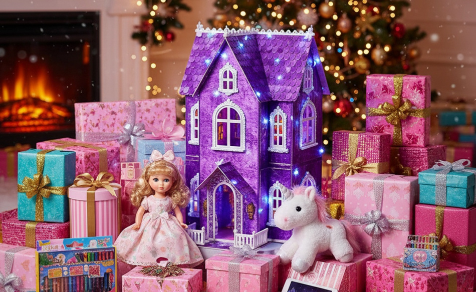 10 идей для новогодних подарков девочкам от 3 до 15 лет в 2026 году