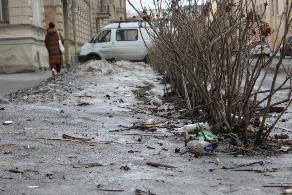 Петербуржцам объяснили, почему нельзя поднимать забытые вещи на улицах
