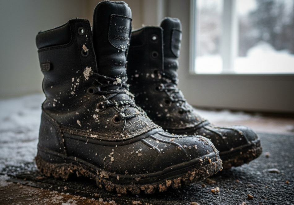 Проверенные методы удаления белых солевых пятен с обуви зимой