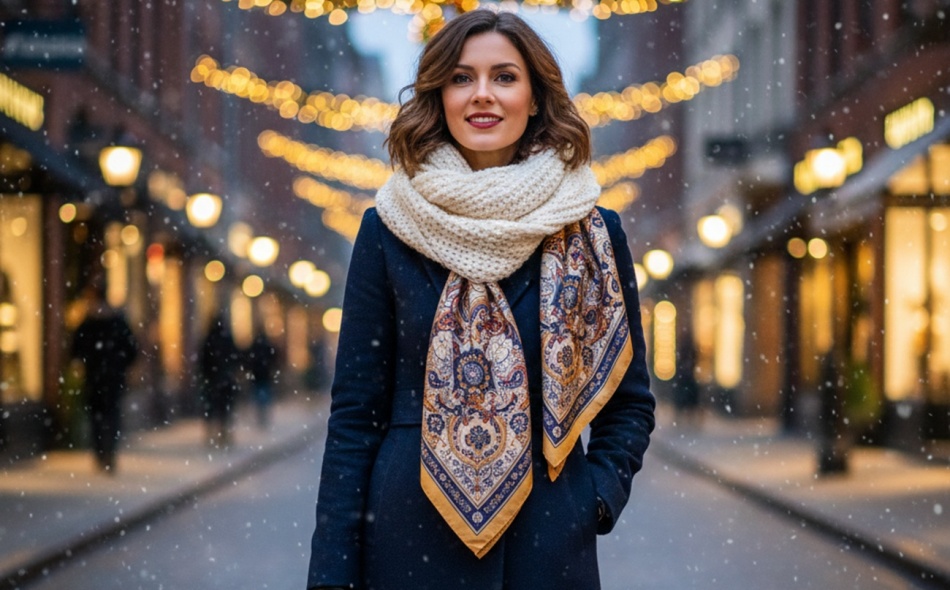 Как носить шарф этой зимой: советы от стилистов и тренды сезона