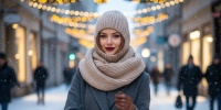 Капор возвращается в гардероб как теплая альтернатива шапке и шарфу