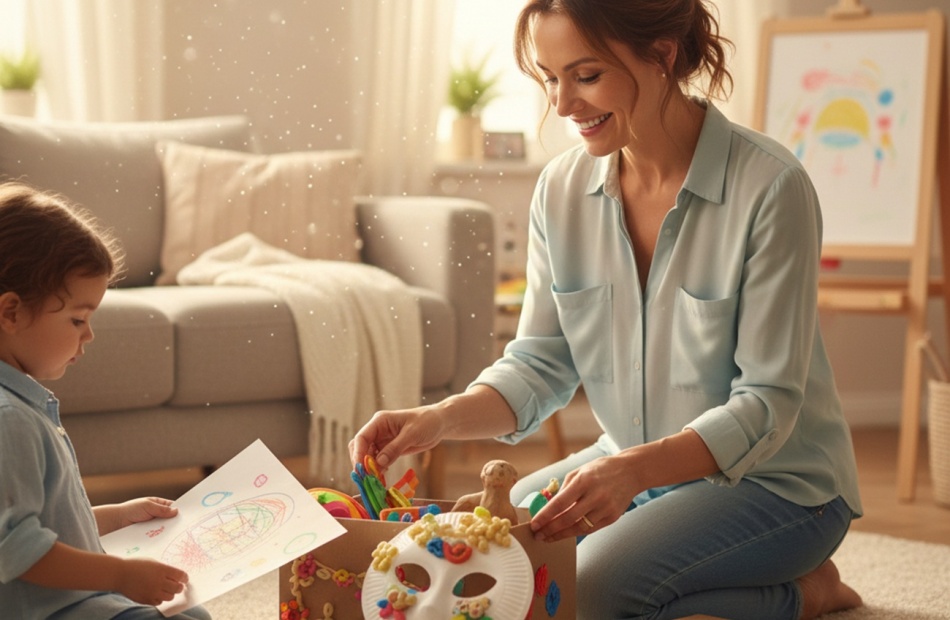 Пять простых способов хранить детские поделки и не захламлять дом